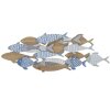 Mauro Ferretti panel mural pez mar 91x3x33,5 cm multicolor