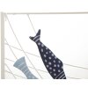 Mauro Ferretti panel mural Pesci 96,5x1,5x61 cm azul
