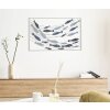 Mauro Ferretti panel mural Pesci 96,5x1,5x61 cm azul
