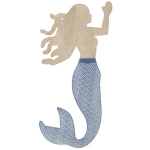 Mauro Ferretti panel mural Sirena 30,5x2x60 cm azul natural