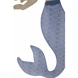 Mauro Ferretti panel mural Sirena 30,5x2x60 cm azul natural