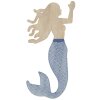 Mauro Ferretti panel mural Sirena 30,5x2x60 cm azul natural
