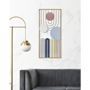 Mauro Ferretti panel mural Colorido 37x2x84 cm multicolor