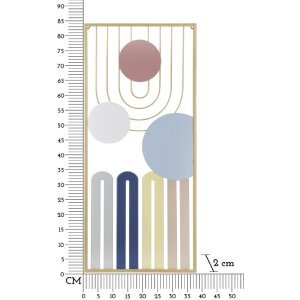 Mauro Ferretti panel mural Colorido 37x2x84 cm multicolor