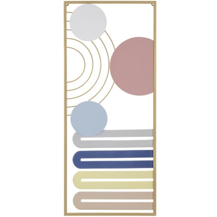 Mauro Ferretti panel mural Colorido 37,5x2x84 cm multicolor