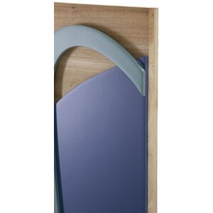 Panel mural Mauro Ferretti color madera 80x2,5x50 cm multicolor