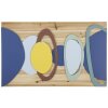 Panel mural Mauro Ferretti color madera 80x2,5x50 cm multicolor