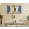 Panel mural Mauro Ferretti color madera 80x2,5x50 cm multicolor