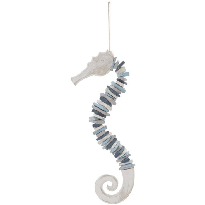 Mauro Ferretti decoración colgante caballito de mar 22x6x55 cm multicolor