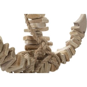 Mauro Ferretti Decoración colgante Ancla Nature 39x7x46 cm natural