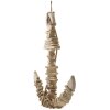 Mauro Ferretti Decoración colgante Ancla Nature 39x7x46 cm natural