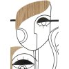 Mauro Ferretti panel mural Picassy 52x2x63 cm negro marrón dorado