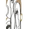 Mauro Ferretti panel mural Picassy 52x2x63 cm negro marrón dorado