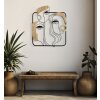 Mauro Ferretti panel mural Picassy 52x2x63 cm negro marrón dorado