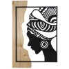 Mauro Ferretti panel mural Tribal 53x2x80 cm negro marrón
