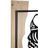 Mauro Ferretti panel mural Tribal 53x2x80 cm negro marrón