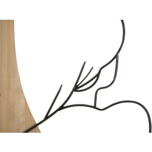 Mauro Ferretti panel de pared belleza 60x2x90 cm negro marrón