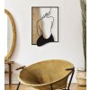 Mauro Ferretti panel de pared belleza 60x2x90 cm negro marrón