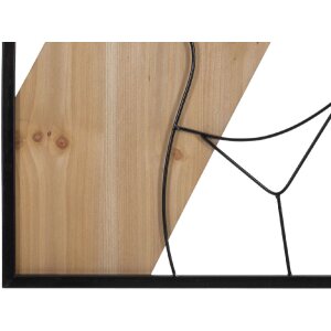 Mauro Ferretti panel mural Strip 50x2x90 cm negro marrón
