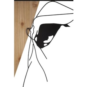 Mauro Ferretti panel mural Strip 50x2x90 cm negro...