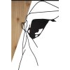 Mauro Ferretti panel mural Strip 50x2x90 cm negro marrón