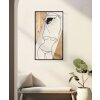 Mauro Ferretti panel mural Strip 50x2x90 cm negro marrón