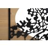 Mauro Ferretti panel de pared árbol conjunto de 3 piezas 176x2x90 cm negro marrón