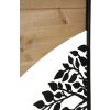 Mauro Ferretti panel mural Arc Set 3 piezas 105x2x70 cm negro marrón