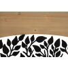 Mauro Ferretti panel mural Arc Set 3 piezas 105x2x70 cm negro marrón