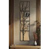 Mauro Ferretti panel de pared conjunto de aves 4 piezas 50x2x200 cm negro marrón