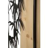 Mauro Ferretti panel mural bambú 58x2x80 cm negro marrón