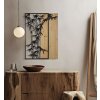 Mauro Ferretti panel mural bambú 58x2x80 cm negro marrón