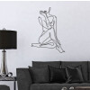 Mauro Ferretti panel mural Yogi 60x1,3x80 cm negro