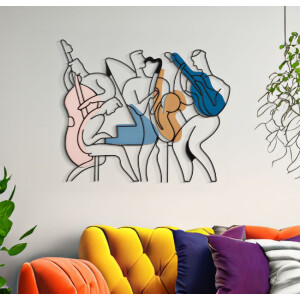 Panel mural Mauro Ferretti Jazz 70x1,3x60 cm multicolor