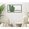 Mauro Ferretti panel mural cactus 60x1,3x33 cm verde negro