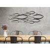 Mauro Ferretti panel mural Fishy 100x1x35 cm negro