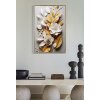 Mauro Ferretti mural Flora con marco 42x3.5x62 cm multicolor