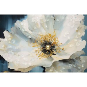 Mauro Ferretti mural de pared Bluey 42x3.5x62 cm azul blanco