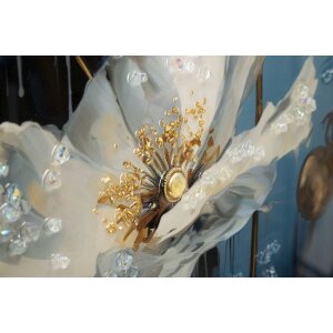Mauro Ferretti mural de pared Bluey 42x3.5x62 cm azul blanco