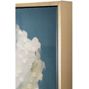 Mauro Ferretti mural de pared Bluey 42x3.5x62 cm azul blanco