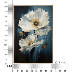Mauro Ferretti mural de pared Bluey 42x3.5x62 cm azul blanco