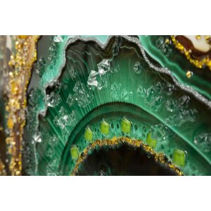 Mauro Ferretti mural Smeraldy 82x4x62 cm oro verde