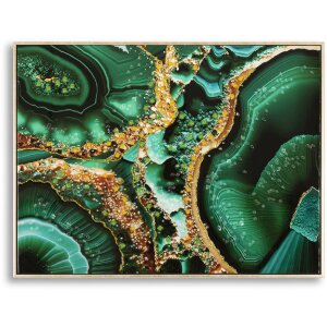 Mauro Ferretti mural Smeraldy 82x4x62 cm oro verde