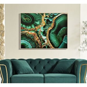 Mauro Ferretti mural Smeraldy 82x4x62 cm oro verde