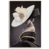 Mauro Ferretti mural sombrero Viena 62x4x92 cm negro oro
