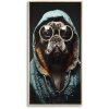 Mauro Ferretti mural baño bully 42.5x2.8x82.5 cm turquesa negro