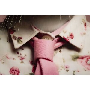 Mauro Ferretti mural Bunny con marco 62,5x2,8x62,5 cm rosa