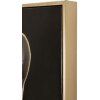 Mauro Ferretti mural Bully 62x4x82 cm negro oro