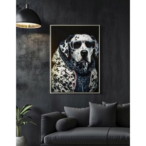 Mauro Ferretti mural Trap 53x3x73 cm negro blanco