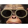 Mauro Ferretti mural Monky 52,5x2,8x72,5 cm naranja negro